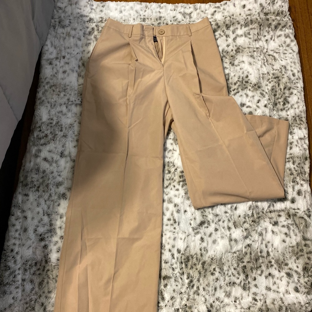 wide leg business pants